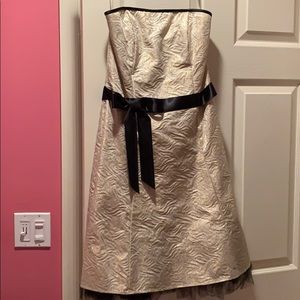 Jessica Mcclinktock for Gunne Sax gold dress